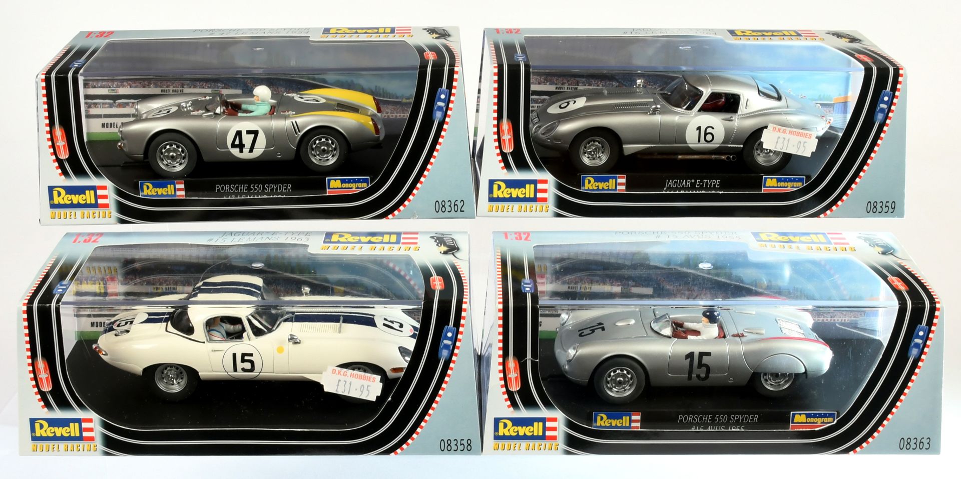 Revell Model Group of Racing Cars