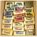 Matchbox Models of Yesteryear group of cars including Y8 1945 MG-TC - dark green body and chassis...