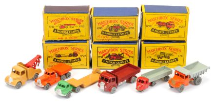 Matchbox Regular Wheels Group of Commercial Vehicles