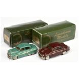 Lansdowne Models 1/43rd scale pair (1) LDM12 1958 Austin A105 Westminster Vanden Plas - maroon wi...