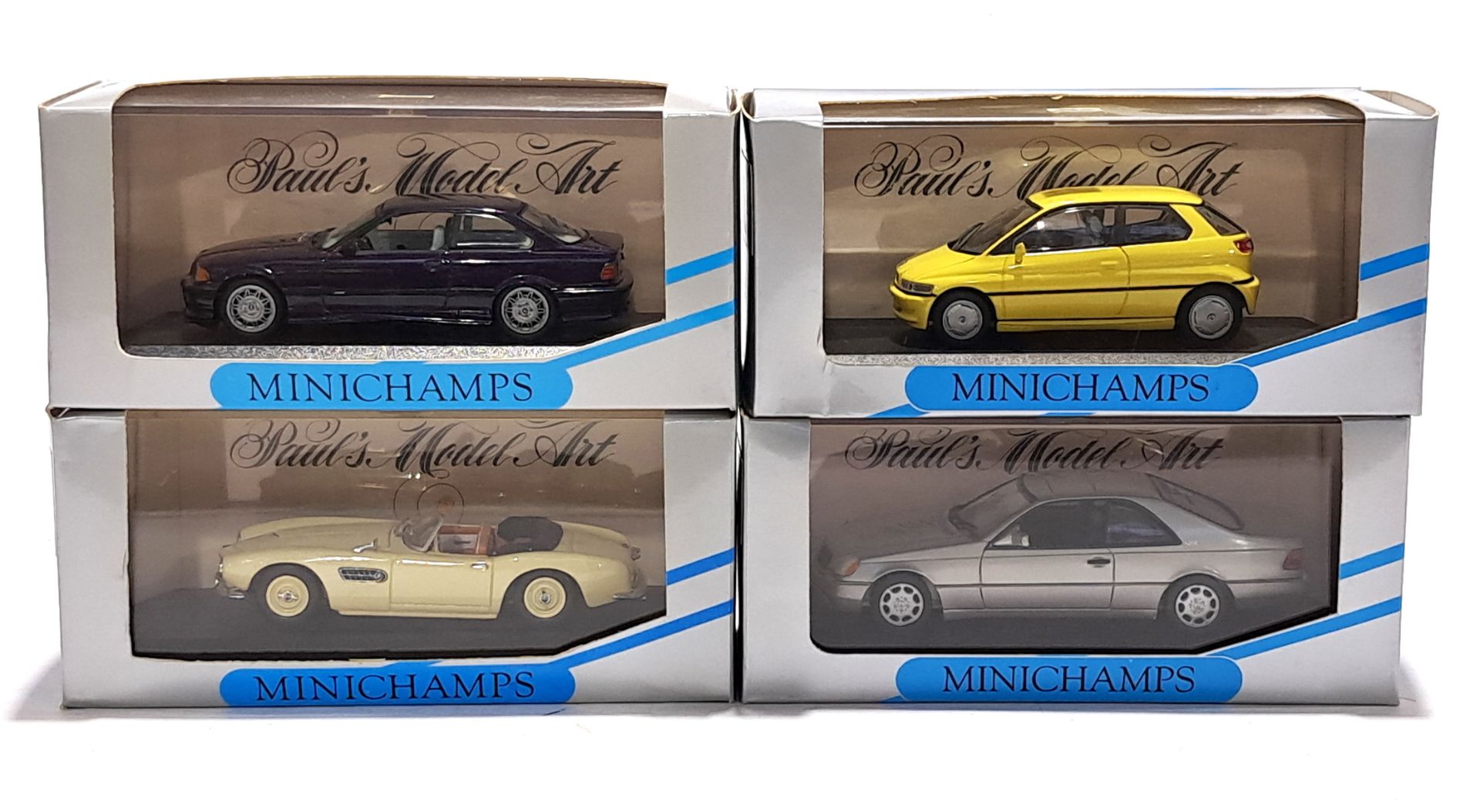 Minichamps (Paul's Model Art), a boxed BMW group - Image 2 of 2