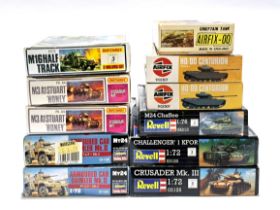 Airfix, Revell & Similar boxed unmade military related model kits