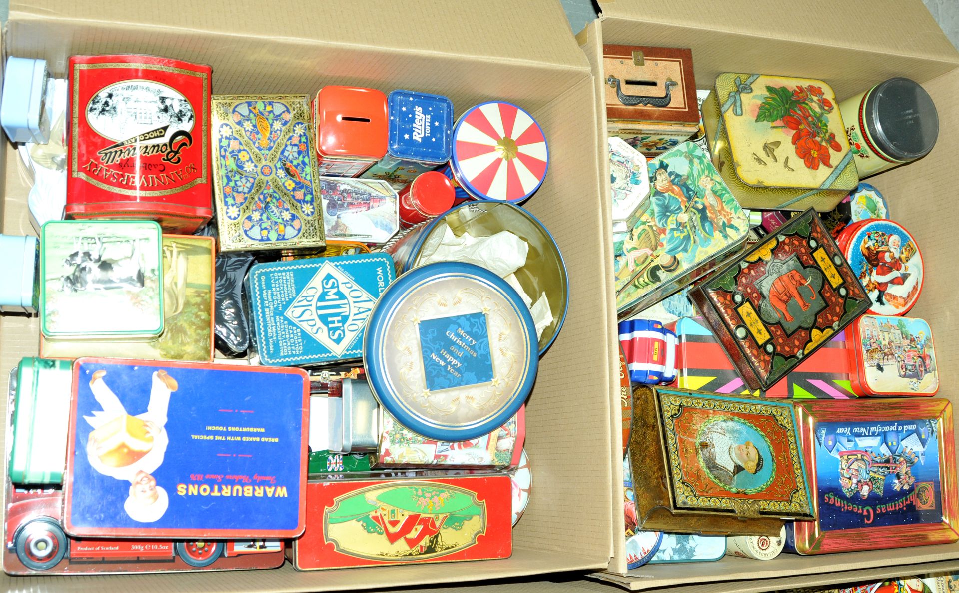 Large quantity of confectionery and soap tins - Image 2 of 3