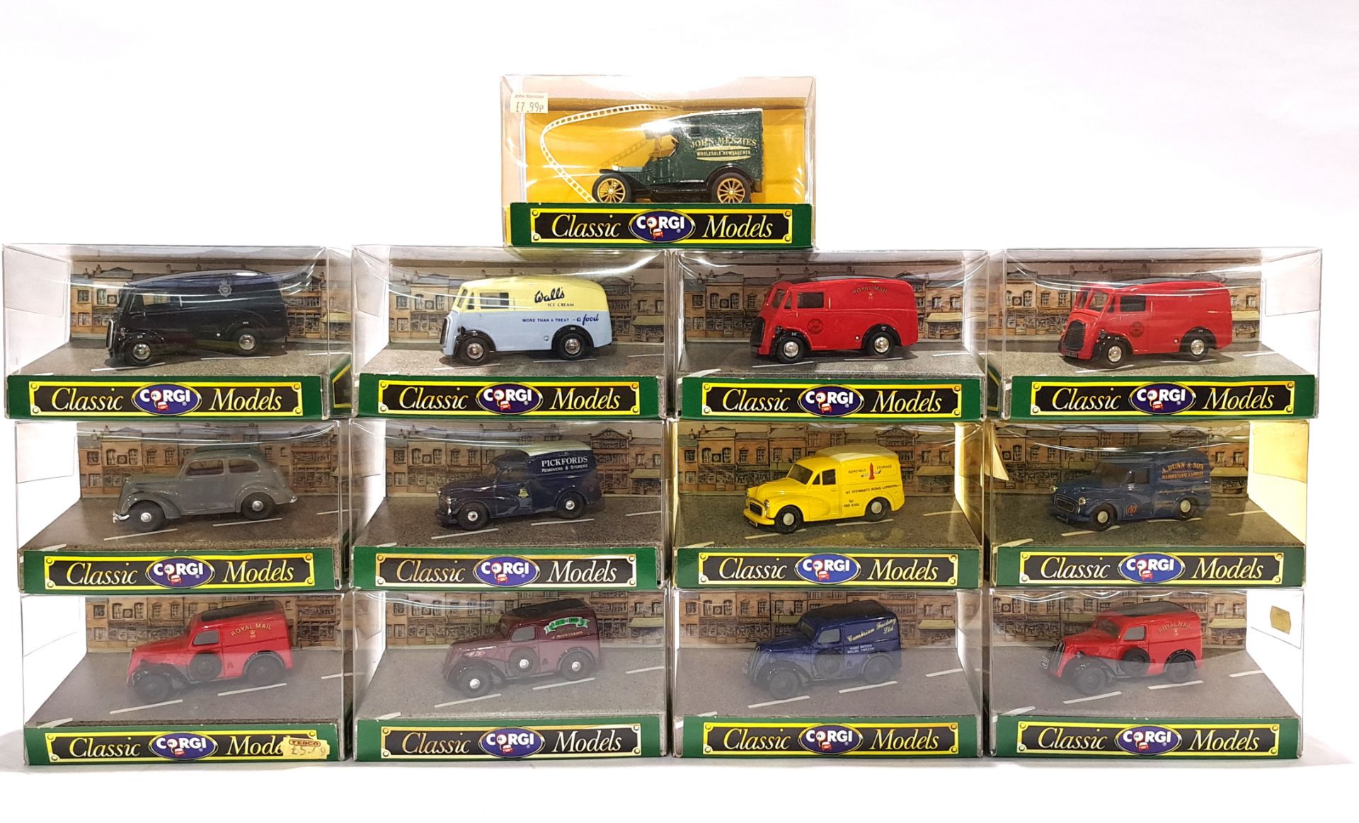 Corgi Classic models, a boxed mostly van group - Image 2 of 2