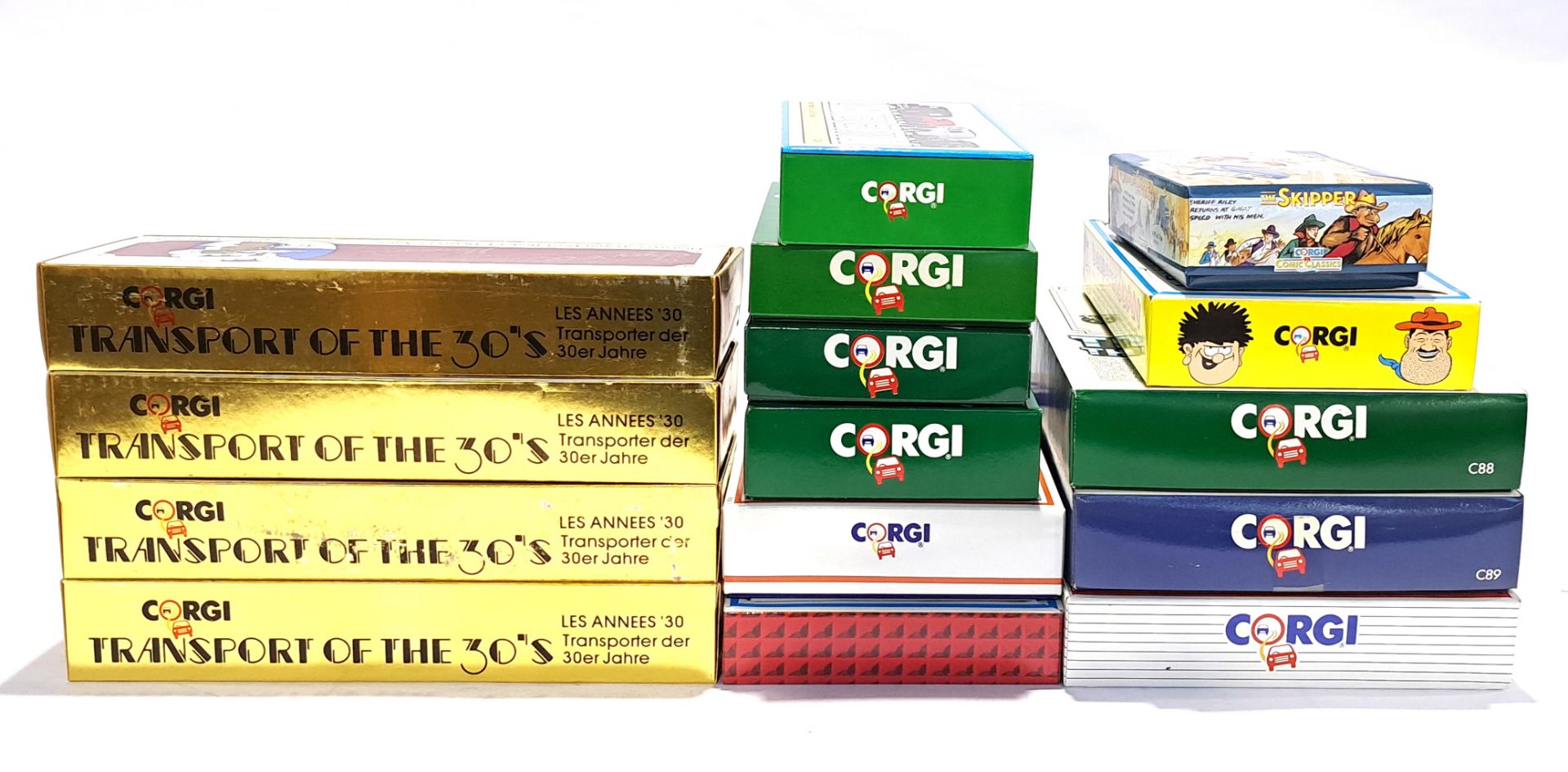 Corgi, a boxed Commercials group