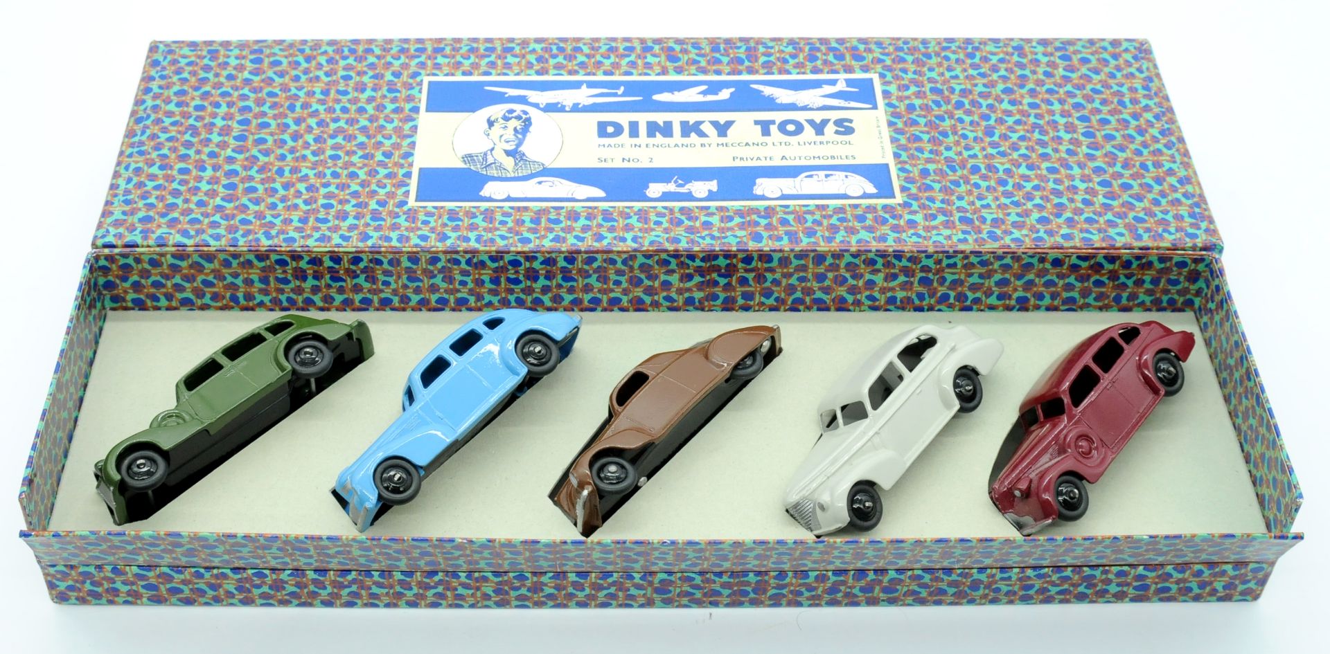 Dinky No.2 "Private Automobiles" Gift Set