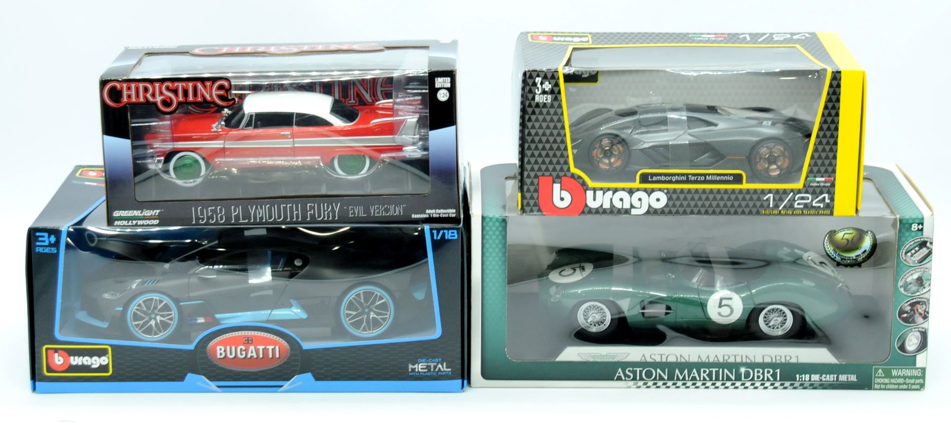 Shelby Collectibles, Bburago & Similar a boxed group of larger scale models