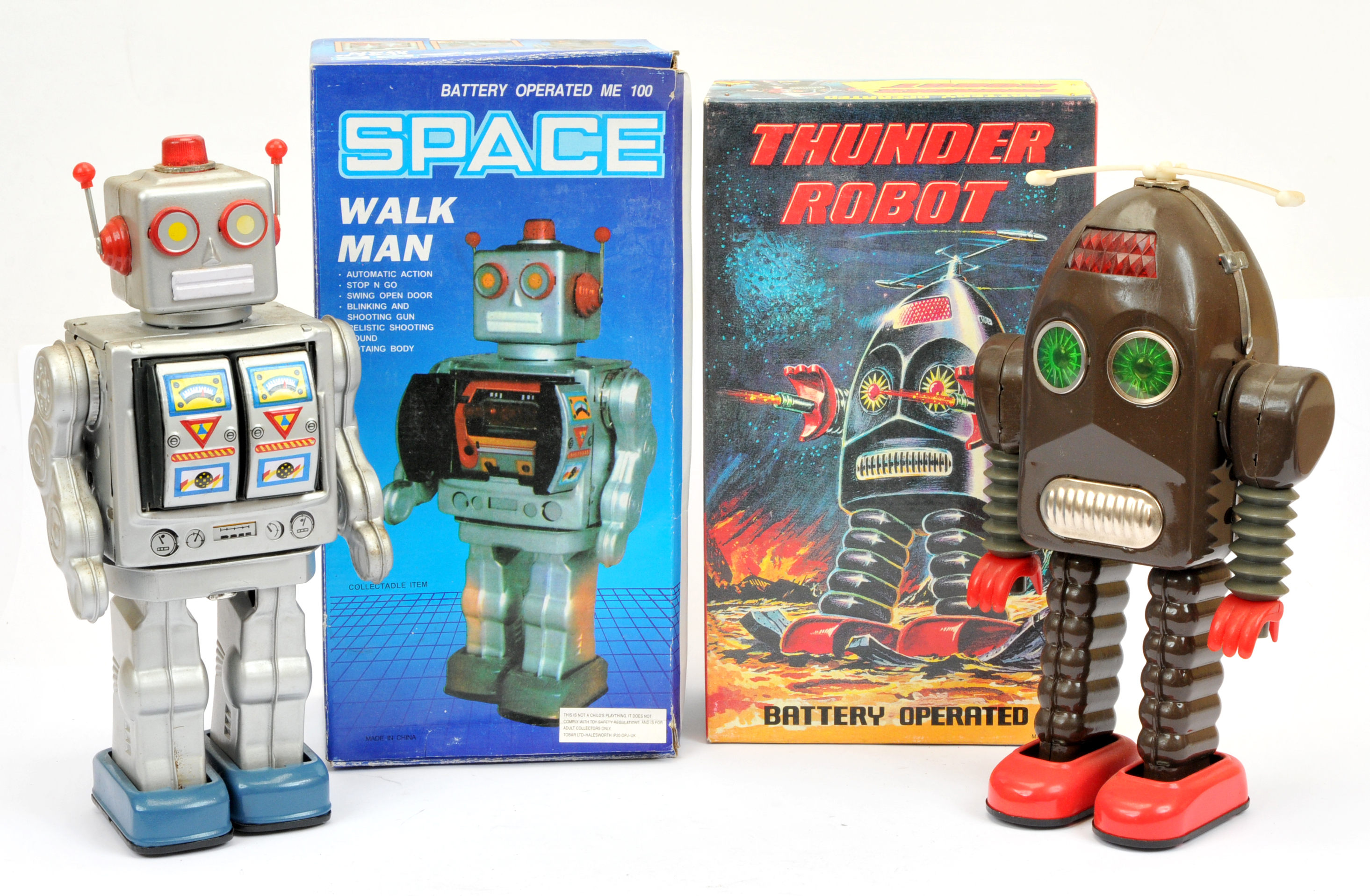 Thunder Robot and Space Walk Man