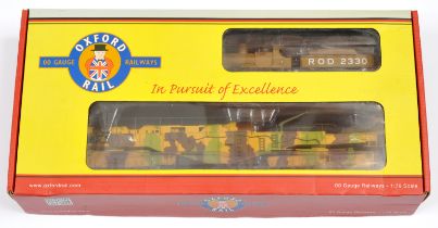 Oxford Rail OO OR76BOOM01 Steam loco & Military Rail Gun Set.