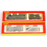 Hornby (China) pair of BR weathered Steam outline Locomotives 