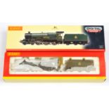 Hornby (China) R2805XS Digital Sound 4-6-2 Loco and Tender BR lined green Castle Class