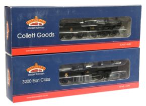 Bachmann 00 Gauge pair of BR black Steam outline Locomotives