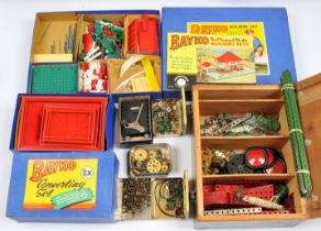 Meccano & Bayko loose & boxed sets.