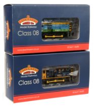 Bachmann 00 Gauge pair of class 08 Diesel Shunters