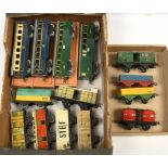 French Hornby 0 Gauge group of Passenger and Goods rolling stock