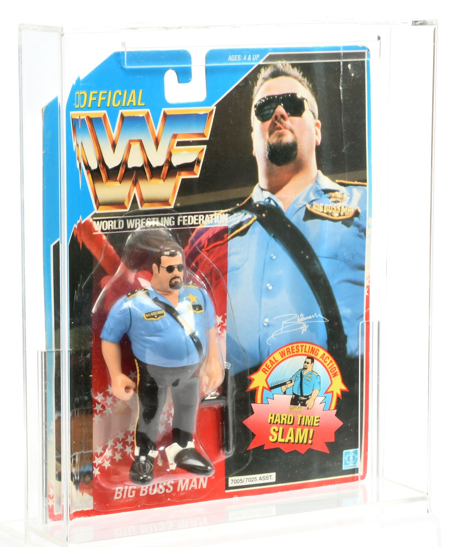 Hasbro WWF vintage 1990 Big Boss Man Wrestling figure