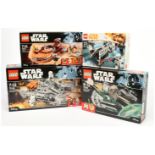 Lego Star Wars sets x4 Includes Imperial Assult Hovertank 75152, Yoda's Jedi Starfighter 75188, L...