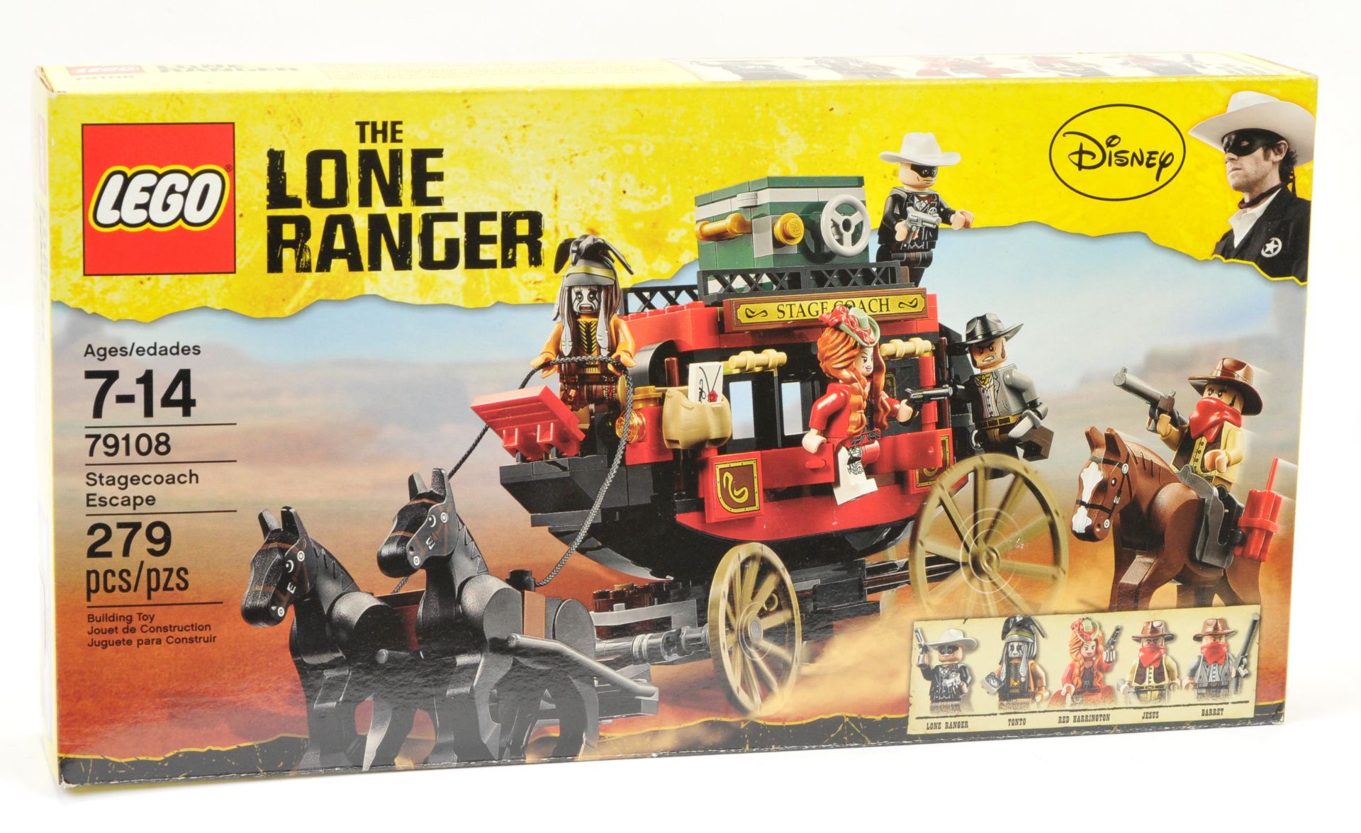 Lego The Lone Ranger Stagecoach Escape set number 79108