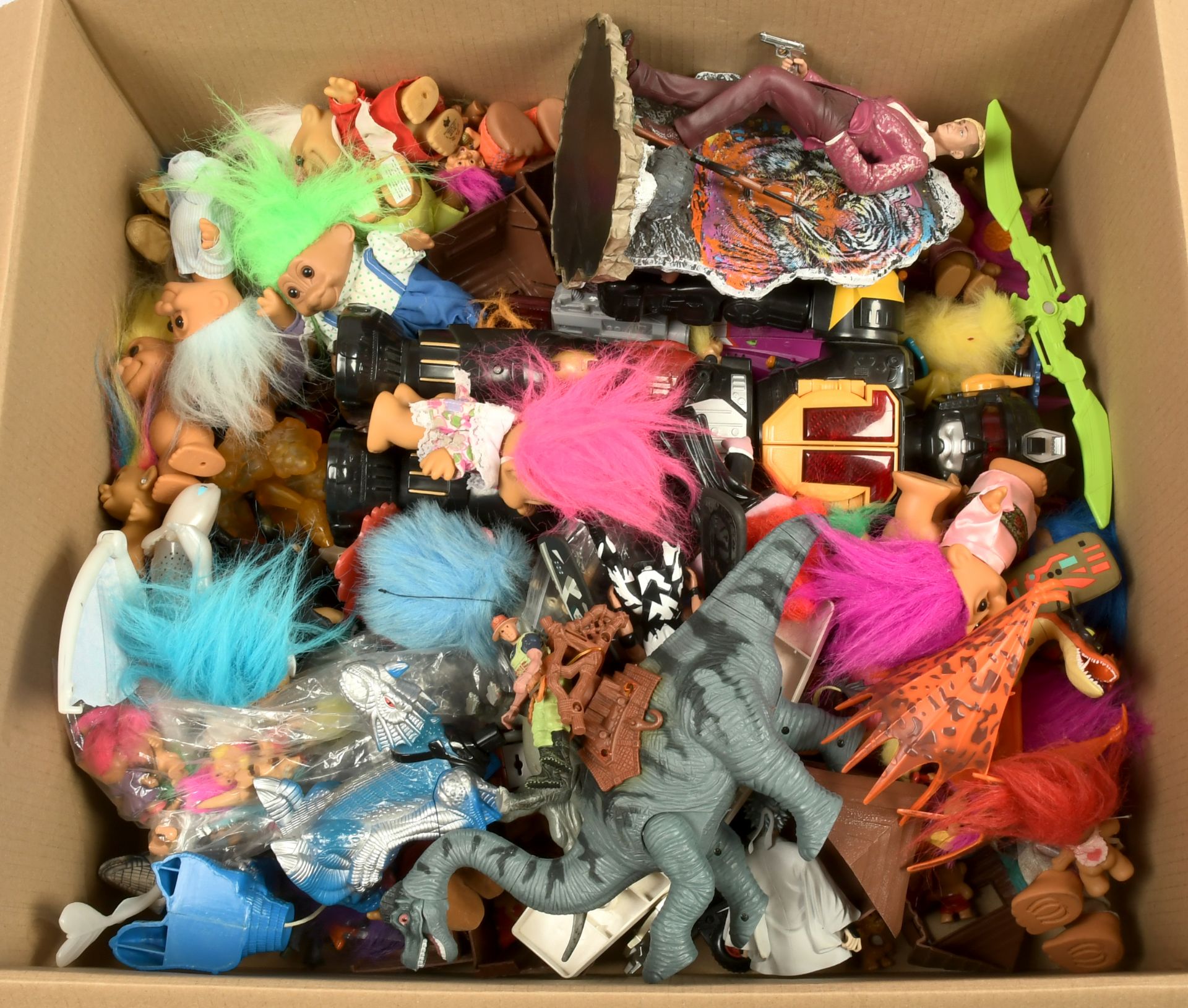 Quantity of Loose Mixed Action Figures and Dolls