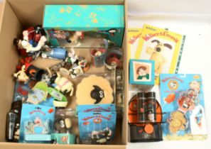 Quantity of Wallace & Gromit Collectibles