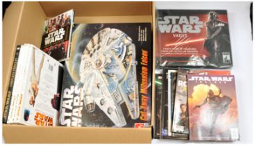 Cut-Away Millennium Falcon Model Kit & Star Wars Books