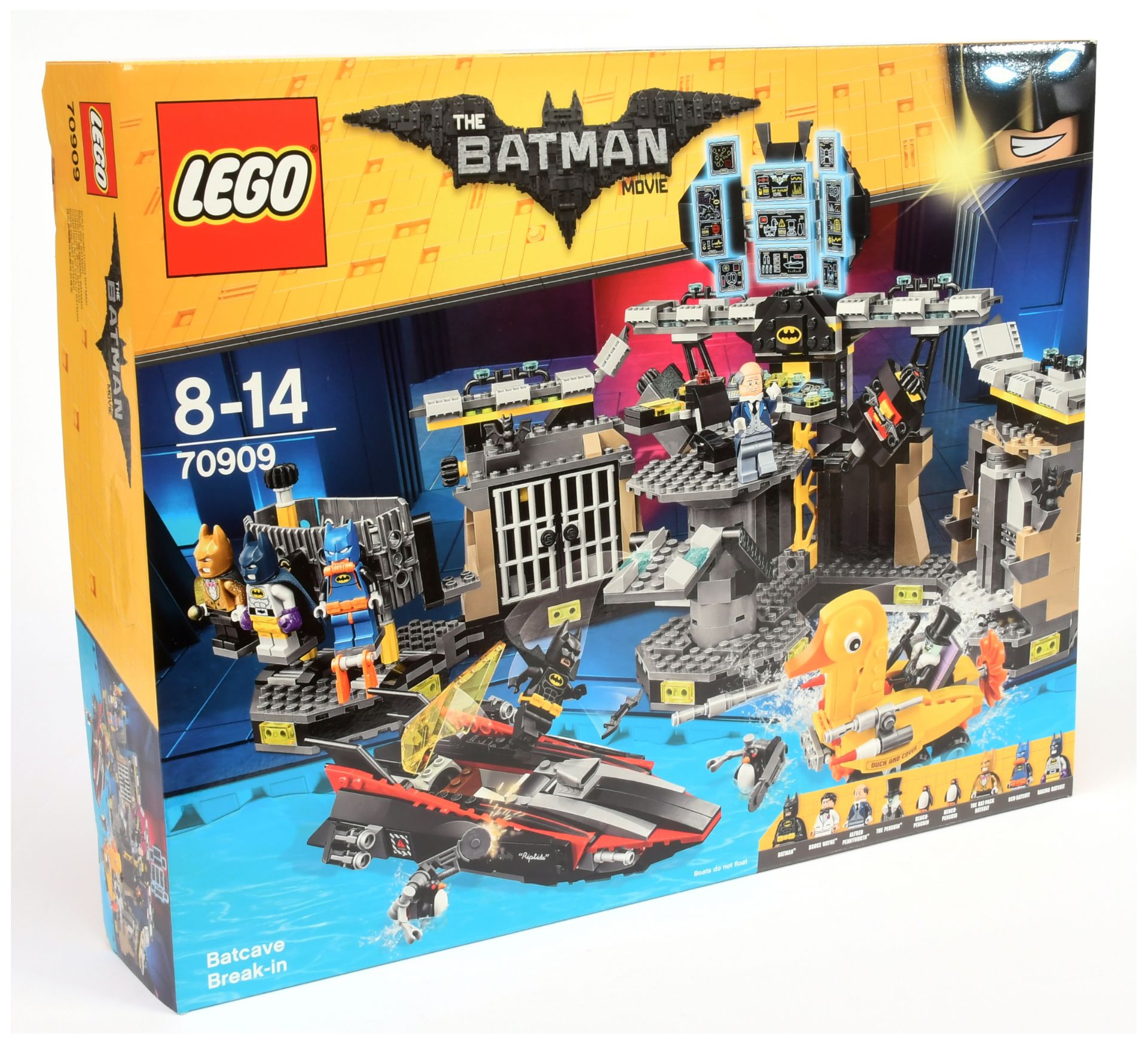 Lego The Batman Movie set number 70909 Batcave Break-in, within Near Mint sealed packaging. EX SH...