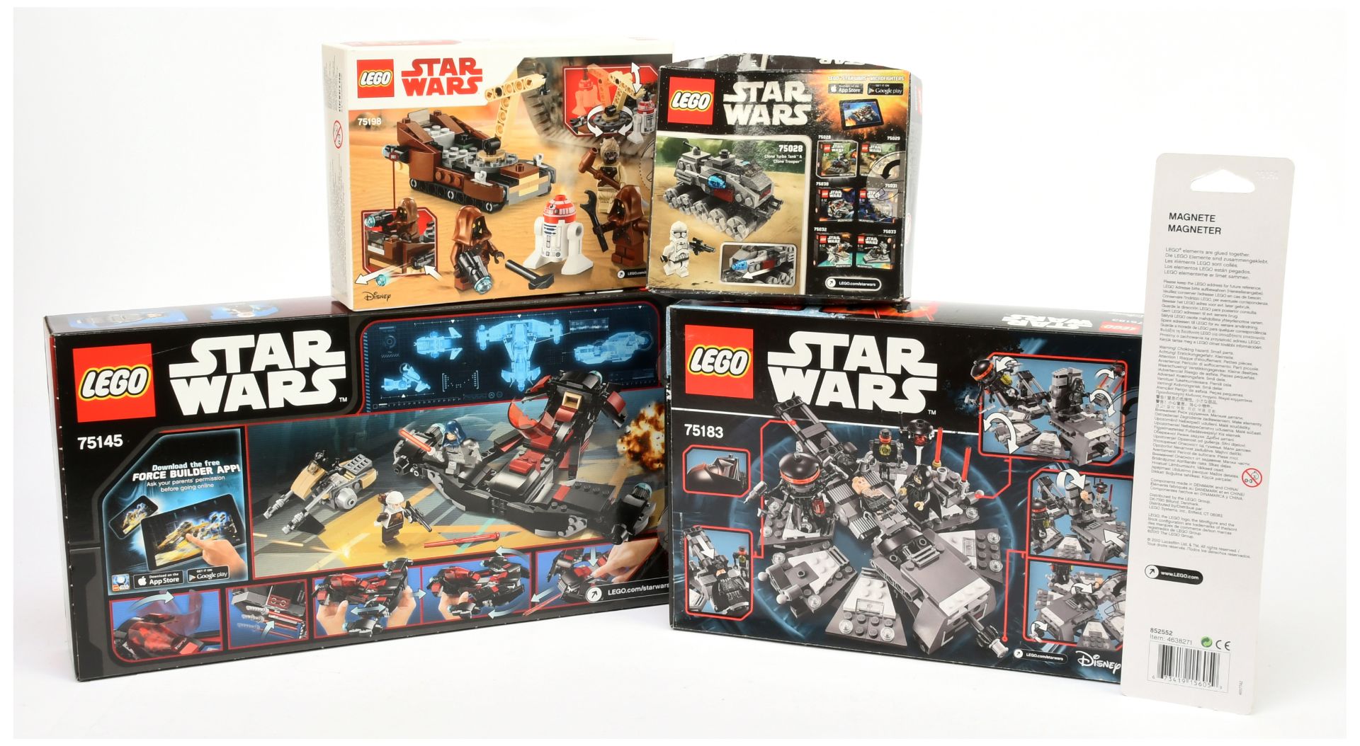 Lego Star Wars sets x5 Includes Eclipse Fighter 75145, Darth Vader Transformation 75183, Tatooine... - Image 2 of 2