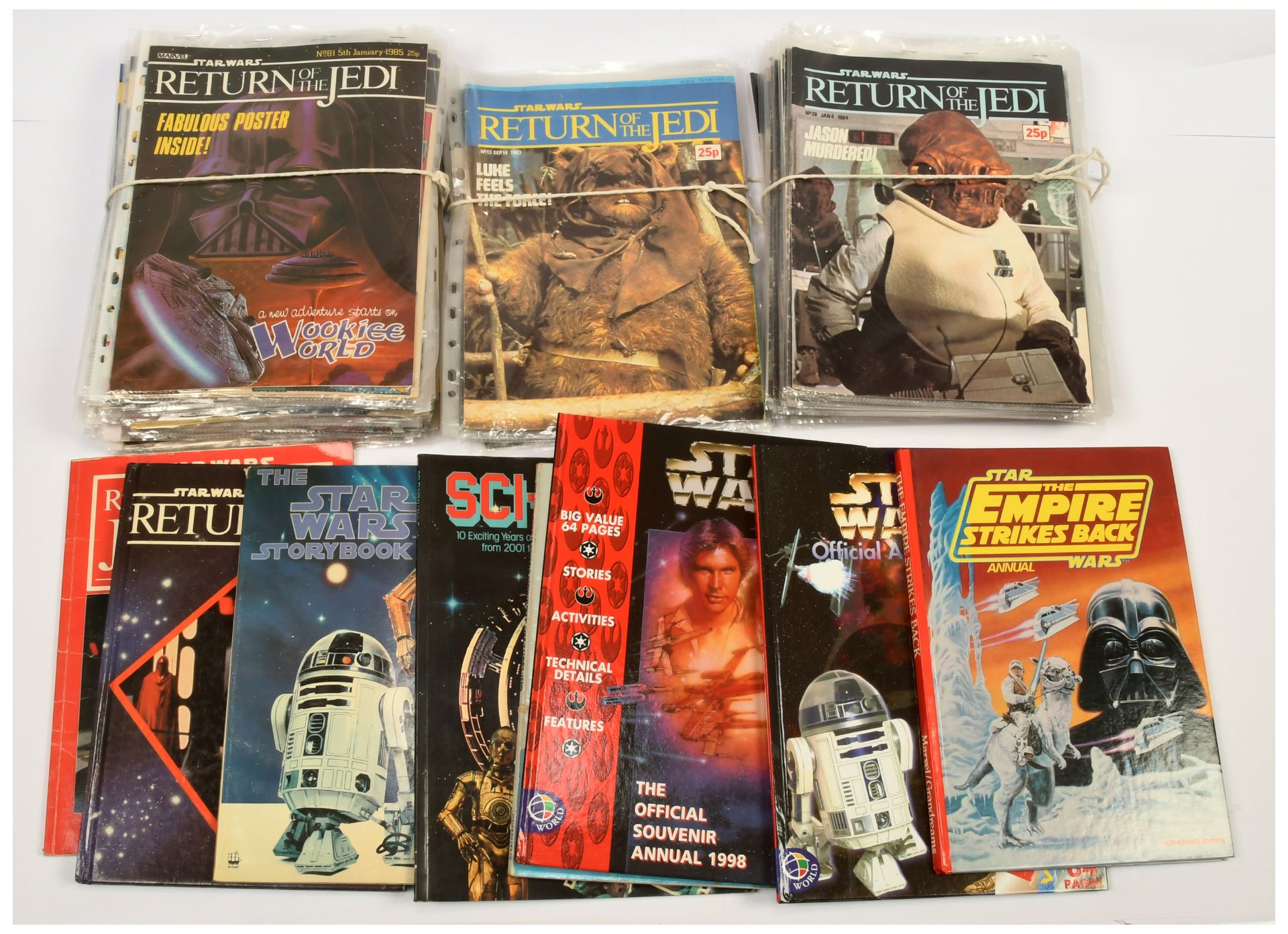 Large quantity of vintage Star Wars Annuals and Return of the Jedi Comics