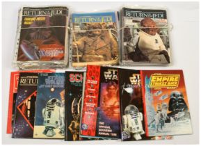 Large quantity of vintage Star Wars Annuals and Return of the Jedi Comics