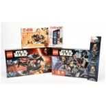 Lego Star Wars sets x5 Includes Eclipse Fighter 75145, Duel on Naboo 75169, Tatooine Battle Pack ...