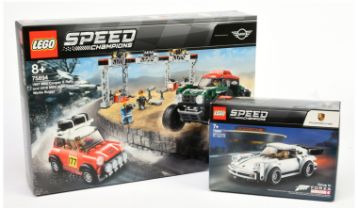 Lego Speed Champions sets x2 Includes 1967 Mini Cooper S Rally and 2018 Mini John Cooper Works Bu...