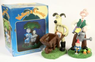 Wallace & Gromit Garden Ornaments x3