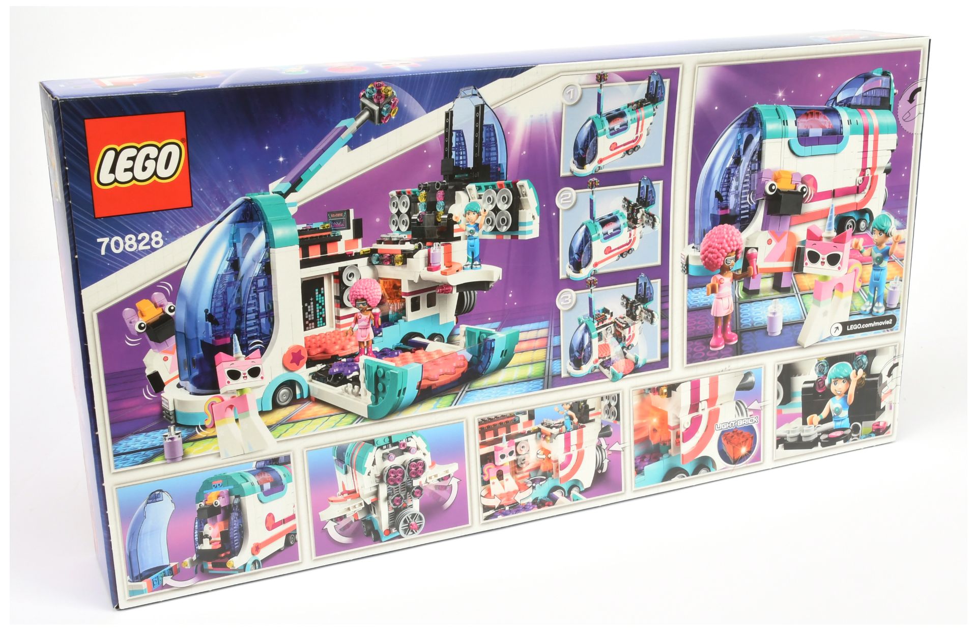 Lego Movie 2 Pop-Up Party Bus set #70828, unopened sealed packaging. EX SHOP STOCK  - Image 2 of 2