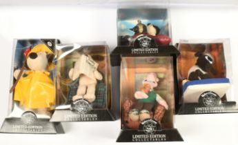Wallace & Gromit Limited Edition Collectables x5