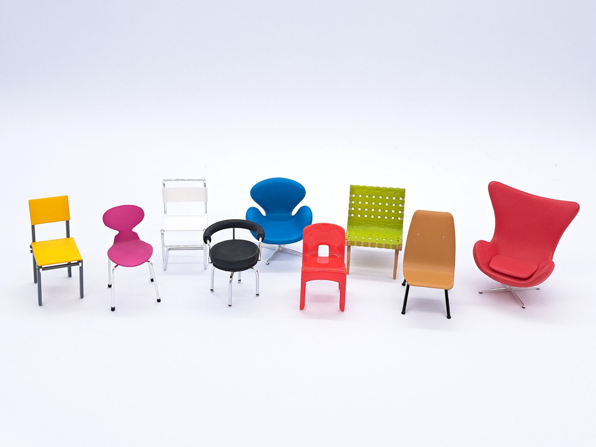 Design Interior Collection Vol. 5 (full set) nine miniature chairs