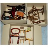 Larger scale wooden furniture, suitable for dolls and bears