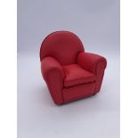 Poltrona Frau Le Miniature Mini Vanity Fair designer leather chair