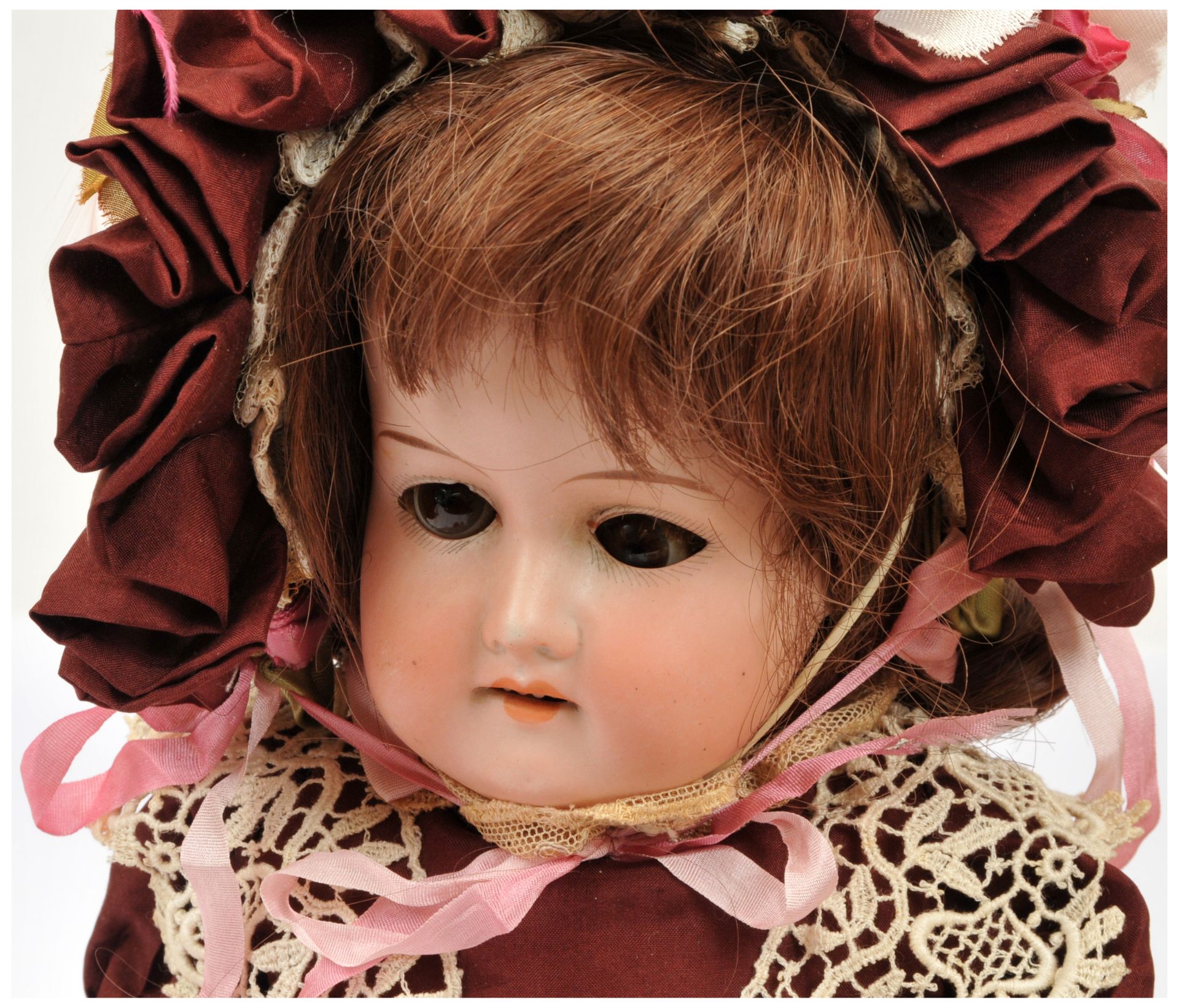 German bisque antique dolls x three - Image 2 of 4