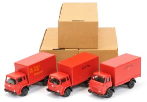 Promod White Metal & Resin made Group of 3 - (1) Bedford Box Truck "Royal Mail", (2) Same But "Ro...