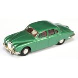 Triang Spot On 276 Jaguar Type S - Metallic Green Body, red interior with black steering wheel an...