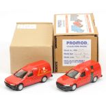 Promod Resin/White metal Ford Escort Van A Pair (1) "Royal mail" - Red and (2) "Post office" - Re