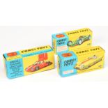 Corgi Toys Empty Boxes to Include (1) 151A lotus Mark Eleven LE Mans, (2) 155 Lotus Climax Racing...