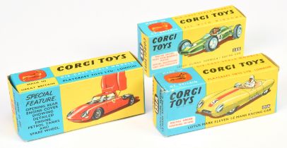 Corgi Toys Empty Boxes to Include (1) 151A lotus Mark Eleven LE Mans, (2) 155 Lotus Climax Racing...