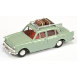 Triang Spot On 287 Hillman Minx Saloon - Drab Greyish-green body, red interior with black steerin...