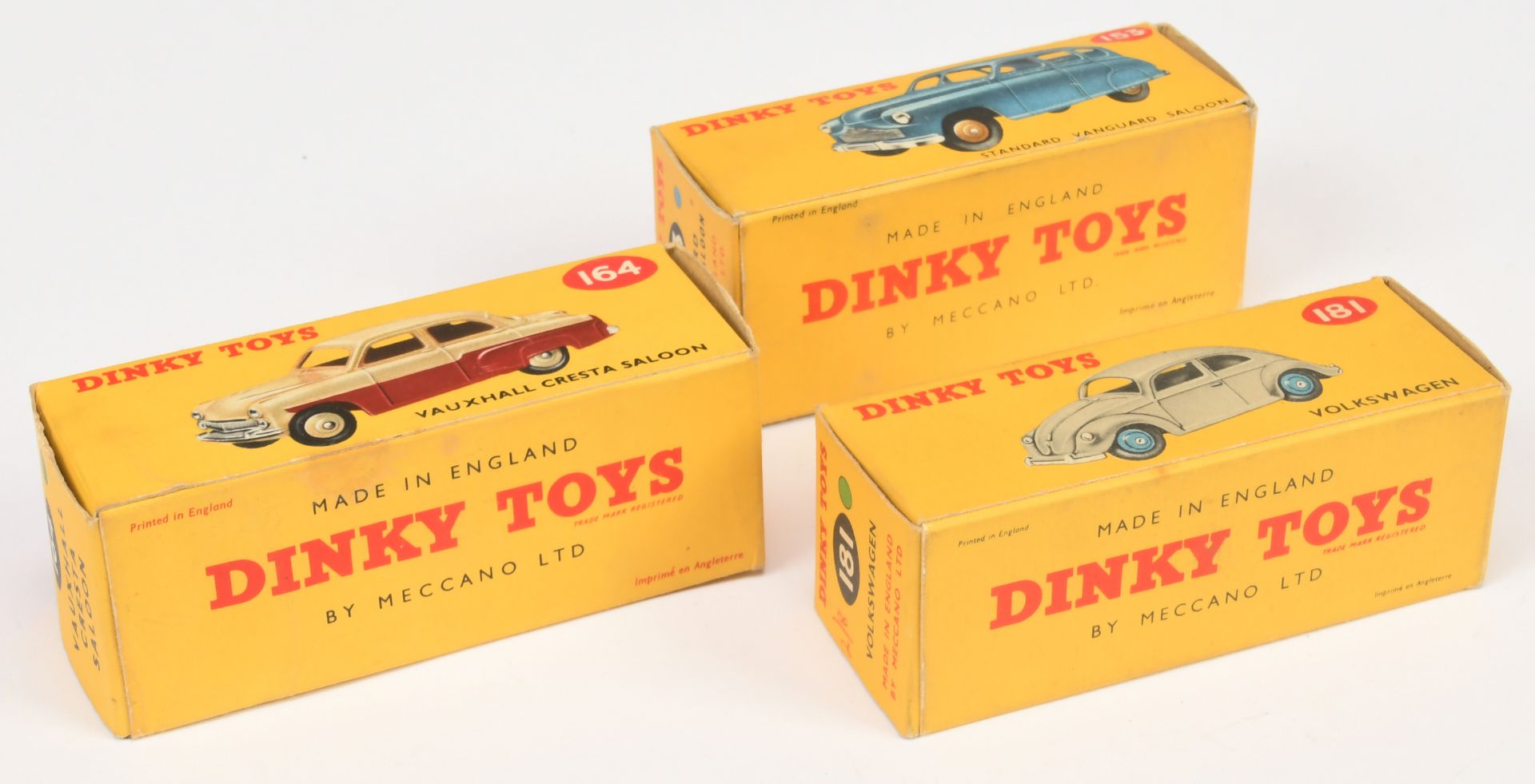 Dinky Toys Empty Boxes To Include (1) 153 Standard Vanguard with |Blue colour spot, (2) 164 Vauxh... - Image 2 of 2