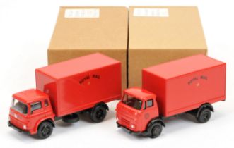 Promod Resin/White Metal A Pair (1) "Royal Mail" Karrier Gamecock - Red and (2) "Royal Mail" Bedf...