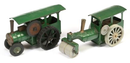 Triang Minic Clockwork A Pair To Include - 54M Traction Engine