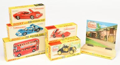 Dinky Toys Empty Boxes To Include (1) 109 "Gabriel" Ford Model T with inner stand, (2) 200 Matra ...