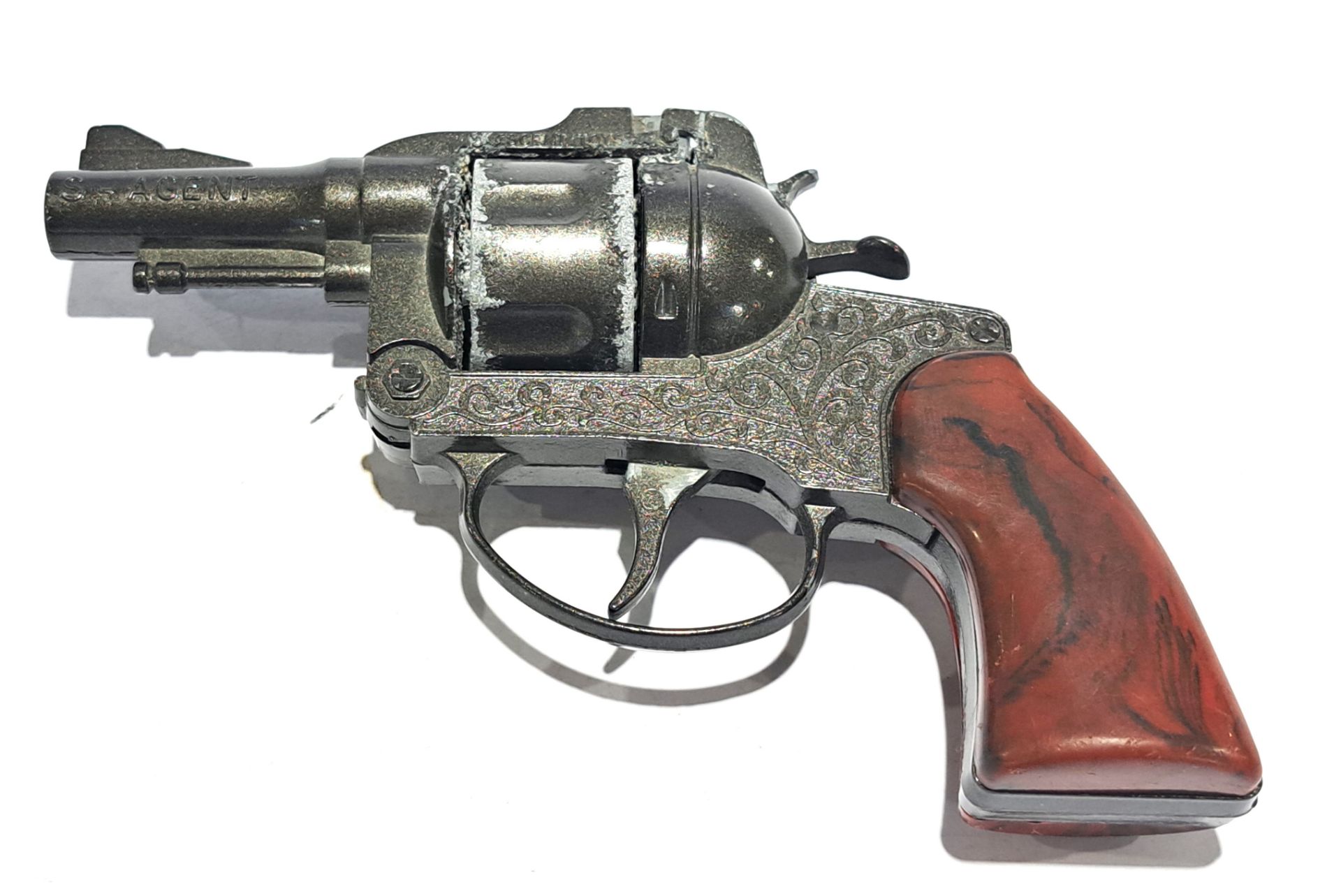 Crescent Toys S-Agent Revolver cap gun