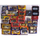 Corgi, Bburago and similar a mixed boxed group to include Corgi London Taxi, Matchbox MB-34 Ford ...